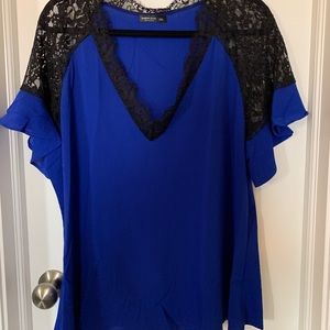 Cobalt blue blouse